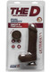 The D Uncut D 7 inches With Balls Ultraskyn - Brown by Doc Johnson - Product SKU CNVEF -EDJ -1700 -72 -2