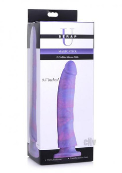 Strap U Magic Stick Glit Dildo 9.5 Purpl Sex Toys