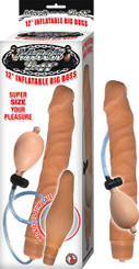 Mack Tuff 12 inches Inflatable Big Boss Dildo Beige Best Sex Toys