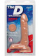 The D Super D 8 inches Dildo with Balls Vanilla Beige by Doc Johnson - Product SKU CNVEF -EDJ -1700 -04 -2