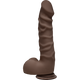The D Ragin D 7.5 inches Dildo with Balls Chocolate Brown Best Sex Toy