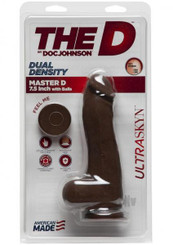 The Master D W/balls 7.5 Chocolate Best Adult Toys