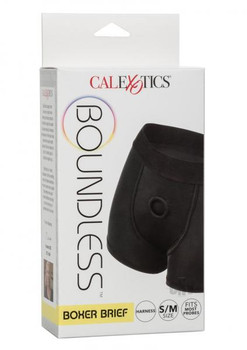 Boundless Boxer Brief S/m Black Adult Toy
