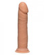 The D Realistic D 8 inches Ultraskyn Dildo Beige Sex Toys