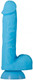 Touch And Glow Glow In The Dark Dildo Blue Adult Toy