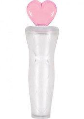 The Crystal Heart Of Glass Wand and Vase - Pink Sex Toy For Sale