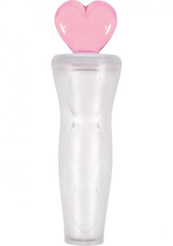 Crystal Heart Of Glass Wand and Vase - Pink by NS Novelties