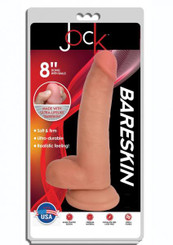 Jock Bareskin Dong W/balls 8 Vanilla by Xr Curve