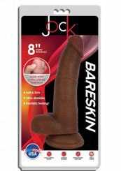 Jock Bareskin Dong W/balls 8 Caramel by Xr Curve
