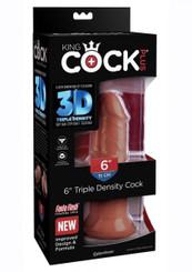 The Kc Plus Triple Dense Cock 6 Brown Sex Toy For Sale