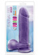 Au Naturel Bold Massive 9 inches Dildo Purple by Blush Novelties - Product SKU CNVEF -EBL -46471