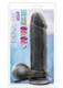 Au Naturel Bold Massive 9 inches Dildo Black by Blush Novelties - view 2