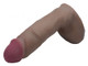 Loadz 8 inch Fluid-compatible Dark Brown Dildo by XR LLC - view 6