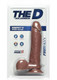 The D Perfect D 8 inches Dildo with Balls Caramel by Doc Johnson - Product SKU CNVEF -EDJ -1705 -29 -2