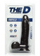 The D The Perfect D 8 inches Dildo with Balls Brown by Doc Johnson - Product SKU CNVEF -EDJ -1705 -30 -2