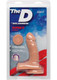 The D Super D 6 inches Dildo with Balls by Doc Johnson - Product SKU CNVEF -EDJ -1700 -01 -2
