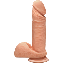 The The D Perfect D 7 inches Dildo with Balls Vanilla Beige Sex Toy For Sale
