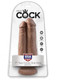 King Cock 7 inches Two Cocks One Hole Dildo Tan by Pipedream - Product SKU CNVEF -EPD5550 -22