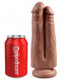 Pipedream King Cock 7 inches Two Cocks One Hole Dildo Tan - Product SKU CNVEF-EPD5550-22