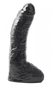 Basix Rubber Works Fat Boy Dong 10 Inches Black Adult Toy