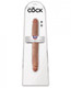 Pipedream King Cock 12 inches Slim Double Dildo - Tan - Product SKU CNVEF-EPD5516-22