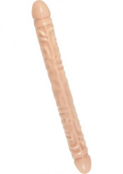 Classic Double Header Veined Dong 18 Inches Beige