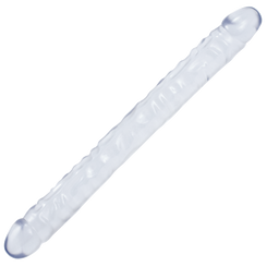 Double Dong 18 Inch - Clear Adult Sex Toy