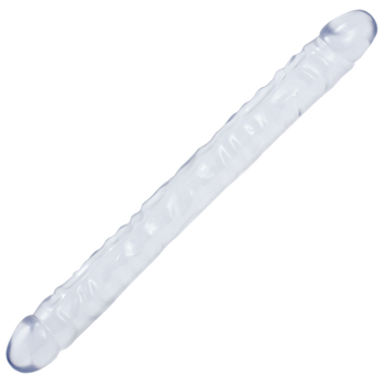Double Dong 18 Inch - Clear Adult Sex Toy