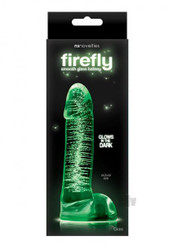 The Firefly Glass Smooth Ballsey Dildo 4 Cl Sex Toy For Sale