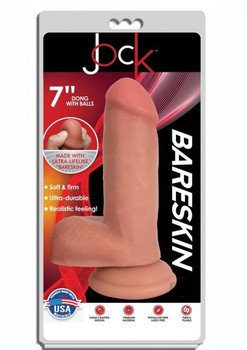 Jock Bareskin Dong W/balls 7 Vanilla Sex Toys