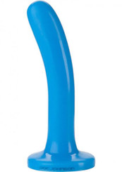 The Platinum Premium Silicone The Slim Dildo - Blue Sex Toy For Sale