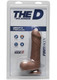 The D Uncut D 7 inches With Balls Firmskyn - Tan by Doc Johnson - Product SKU CNVEF -EDJ -1705 -71 -2