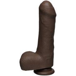 The The D Uncut D 7 inches With Balls Firmskyn - Brown Sex Toy For Sale