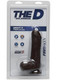 The D Uncut D 7 inches With Balls Firmskyn - Brown by Doc Johnson - Product SKU CNVEF -EDJ -1705 -72 -2