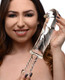 Battle Rammer Phallic Glass Thruster Dildo Clear by XR Brands