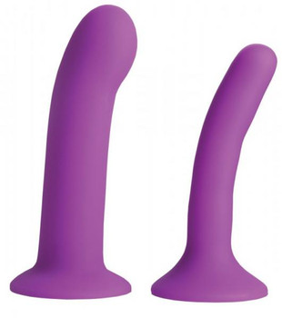 Strap U Incurve G-Spot Duo Dildo Purple Set Adult Sex Toy