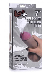 Loadz Dual Dense Fluid-compatible Dildo 7 Dark by XR LLC