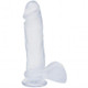 Crystal Jellies Ballsy Cock 8.75 inches Clear Dildo Best Sex Toy