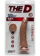 The D Slim Thin D 7 inches Ultraskyn Brown Dildo by Doc Johnson - Product SKU CNVEF -EDJ -1700 -56 -2