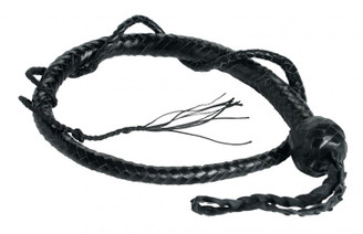 Snake whip 12 Plait 3 foot- Black