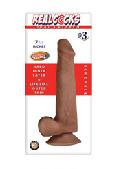 RealShaft Dildo Dual Layered 03 Brown by Novelties By Nass-walk Inc