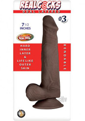 The Realcocks Dual Layered 03 Dark Brown Sex Toy For Sale