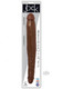 Jock Tapered Double Dong 13 Chocolate Adult Toy