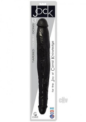 The Jock Tapered Double Dong 13 Black Sex Toy For Sale