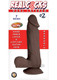 RealShaft Dildo Dual Layered 02 Dark Brown by Novelties By Nass-walk Inc