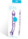 Glas Toy Purple Rain Ribbed Glass Dildo - Product SKU CNVEF-EELGLAS-52