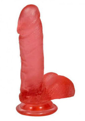 Crystal Jellies Ballsy Cocks 7 Pink Best Sex Toys