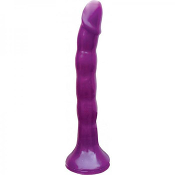 Strap On Dildo With Harness 7 inches Purple by Hott Products