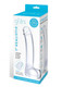 Glas 7 inches Realistic Curved Glass G-Spot Dildo Clear by Electric Eel, Inc. - view 2