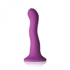 Colours Wave 6 inches Dildo Purple Adult Toy